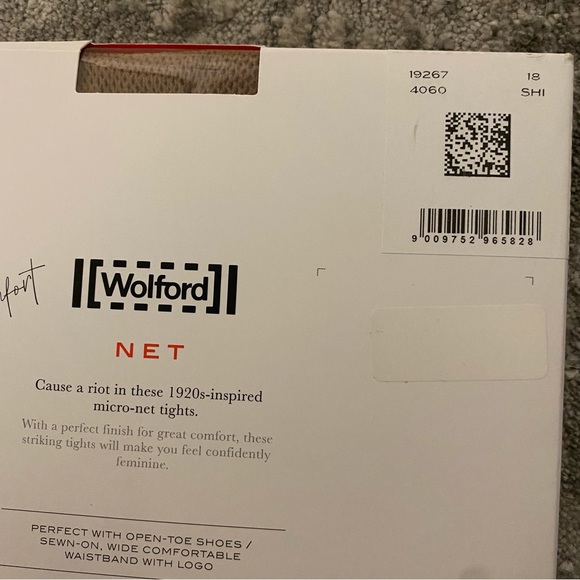 BNWT Wolford Net Twenties Comfort Tights - Picture 10 of 10